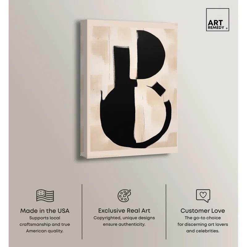 Art Remedy Find The Key Abstract Shapes Trendy Wall Art by Art Remedy