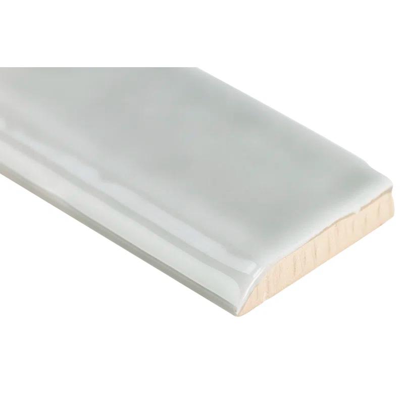 Bond Tile Brookline 10" x 2" Ceramic Bullnose Wall Tile Trim