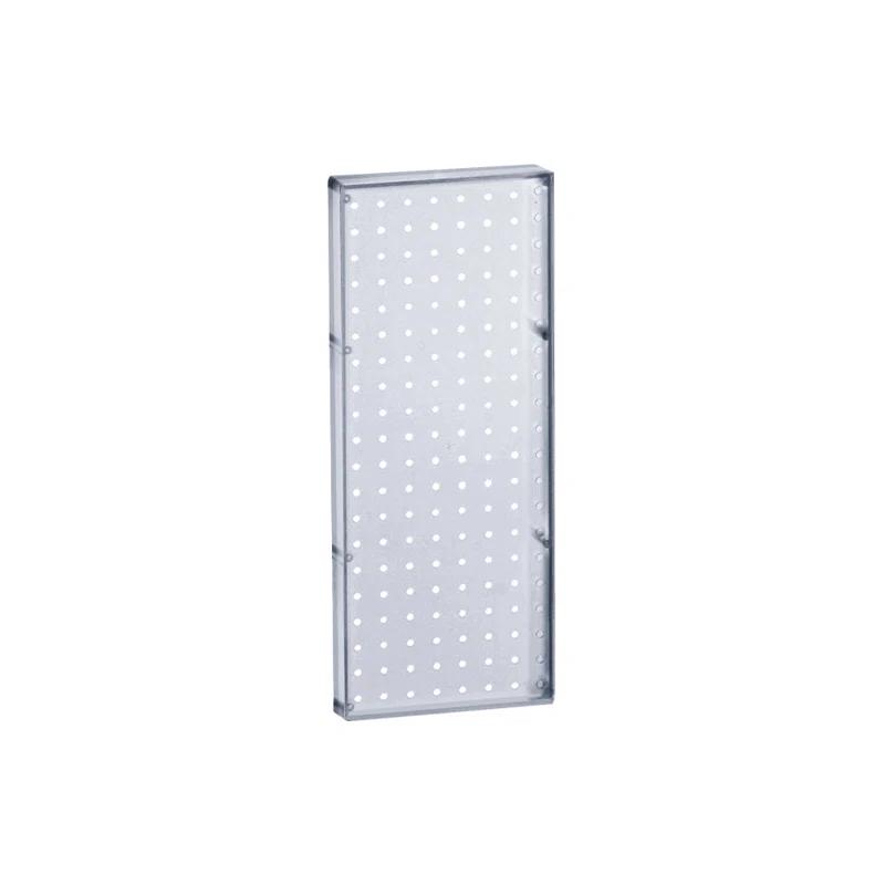 Azar Displays 770820-CLR-2PK Pegboard Wall Panel Storage Solution, Size: 20.625"x 8", 2-Pack (Set of 2)