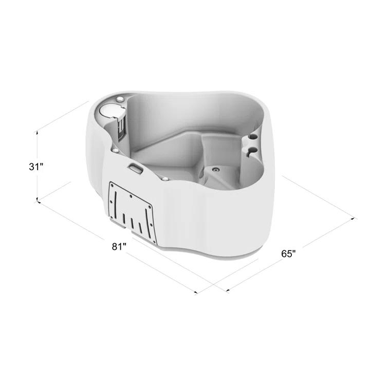 AquaRest Spas, powered by Jacuzzi® pumps AquaRest Discover AR300 Standard 2-Person 20-Jet Oval Plug & Play Hot Tub with LED Waterfall and Friciton Heating