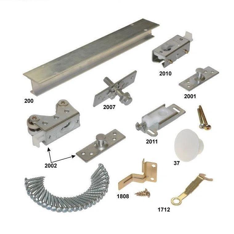 SARTODOORS Solid + Manufactured Wood Paneled Bi-Fold Door