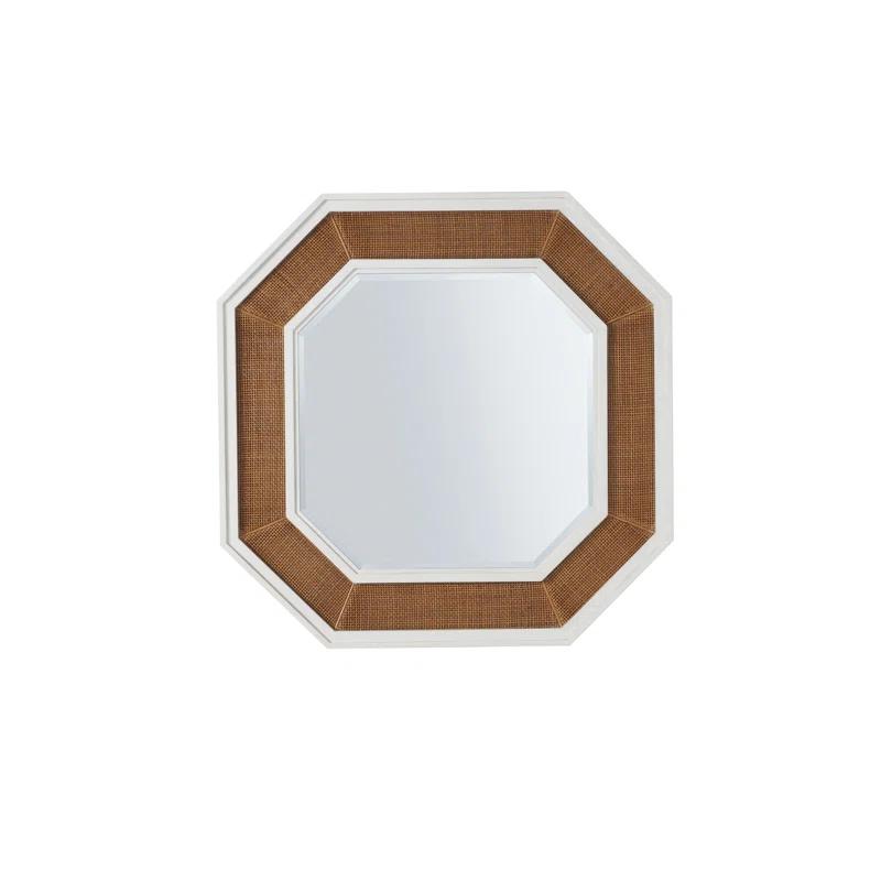 Barclay Butera Laguna Wood Flat Wall Mirror