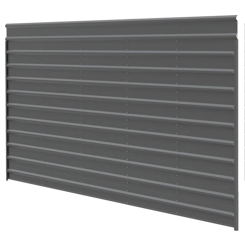 Arrow Black Metal Side Wall for Canopy