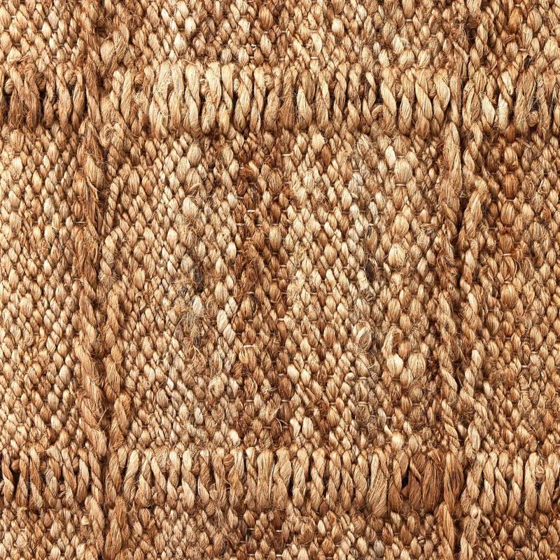 Gracie Oaks Hanne Jute Area Rug for Dining Room Living Room, Natural