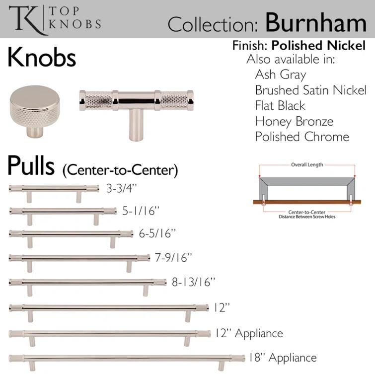 Top Knobs Burnham Bar Pull