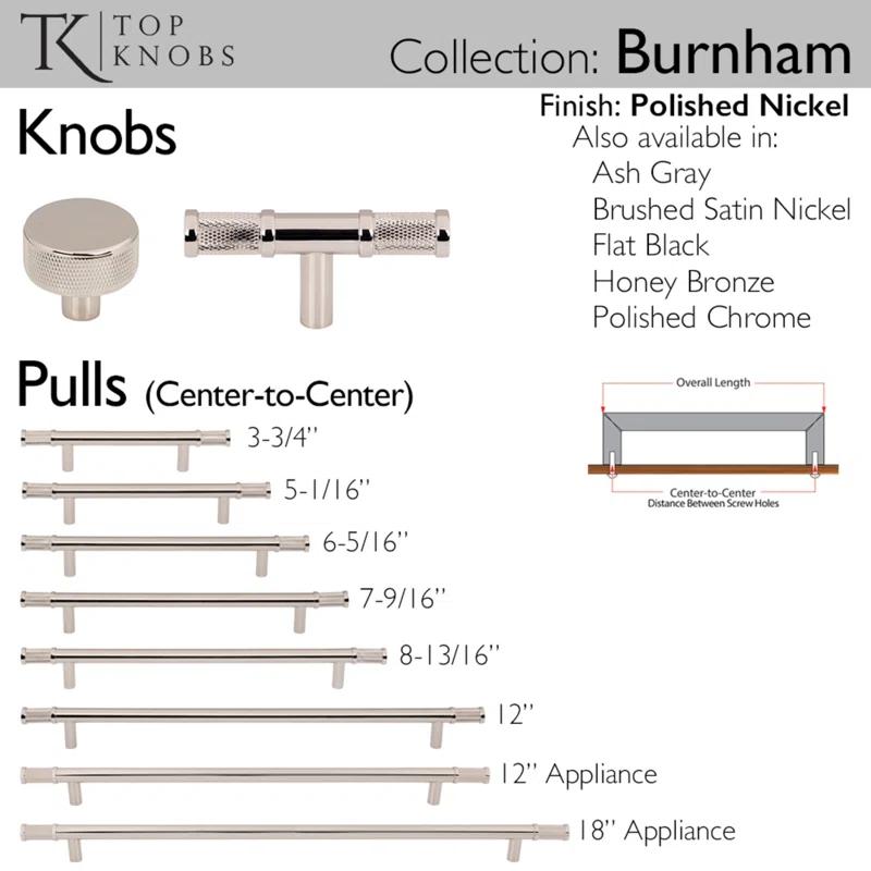 Top Knobs Burnham Bar Pull