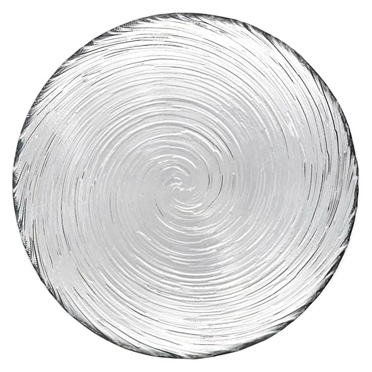 Wrought Studio™ Lyalya Glass Salad Plate Set of 12 (Set of 12)