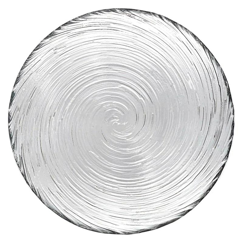 Wrought Studio™ Lyalya Glass Salad Plate Set of 12 (Set of 12)
