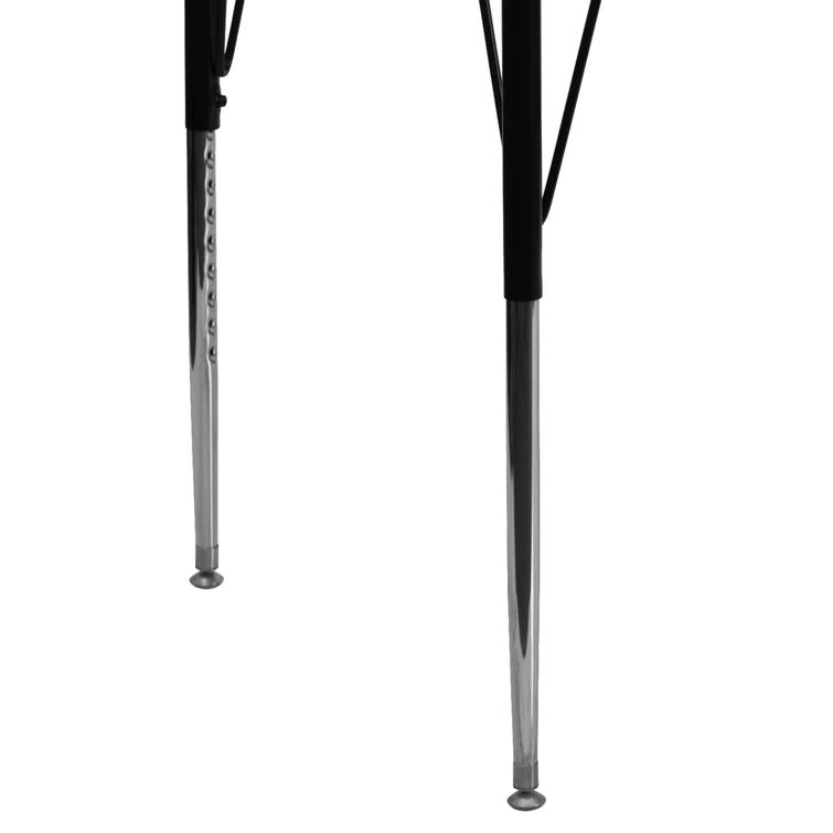 Flash Furniture Goddard 24''W x 48''L Rectangular HP Laminate Activity Table - Adjustable Legs