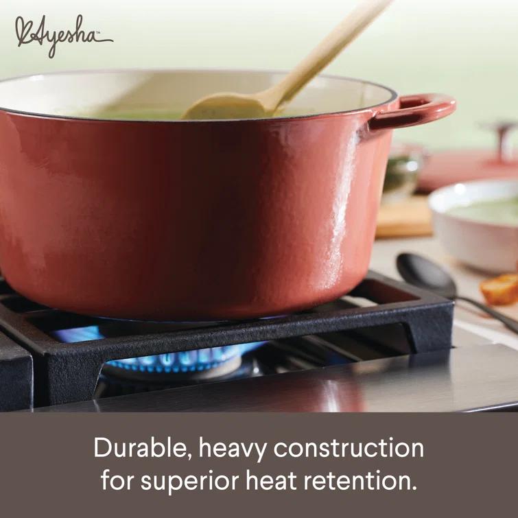 Ayesha Curry Ayesha Curry Enameled Cast Iron Induction Dutch Oven with Lid, 6 Quart