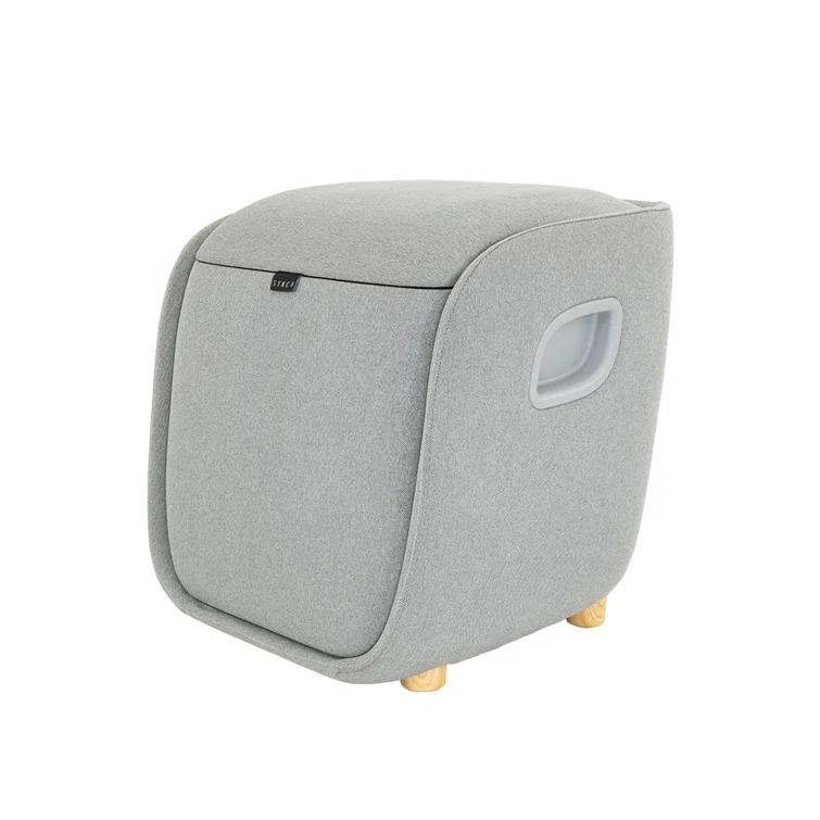 Synca Wellness Upholstered Heated Massage Chair with Ottoman