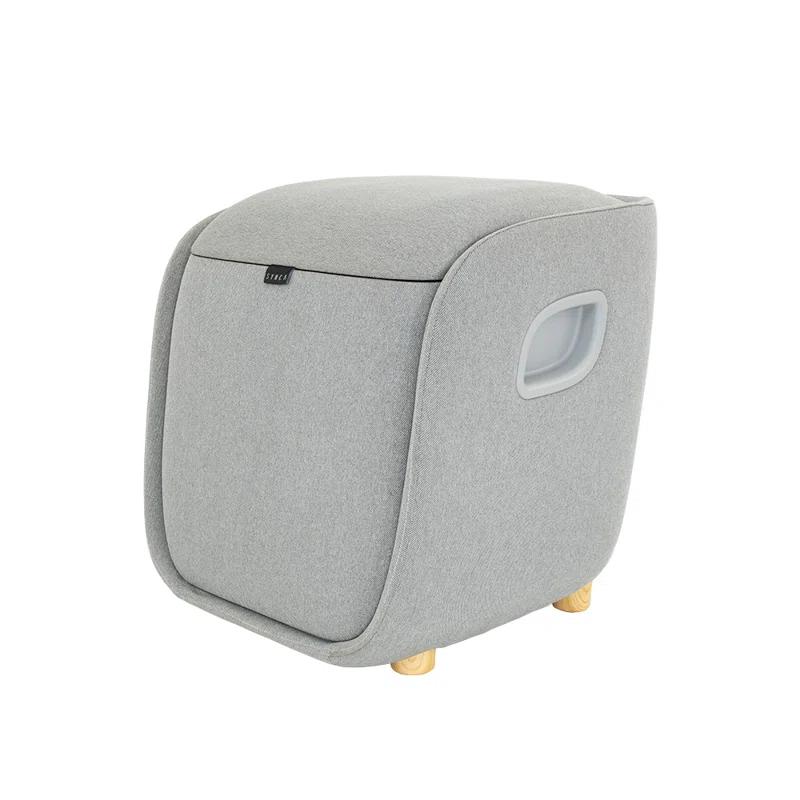 Synca Wellness Upholstered Heated Massage Chair with Ottoman