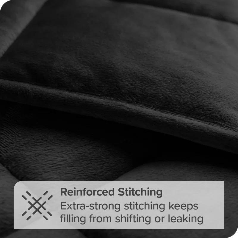 Bare Home Minky Fleece Weighted Blanket