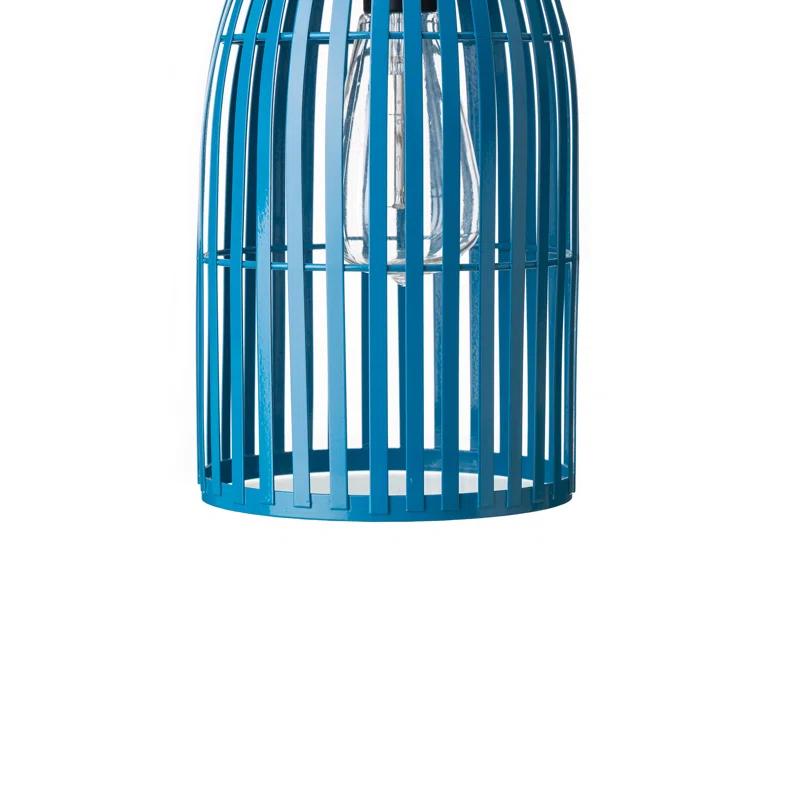 9.75" Metal Woven Solar Powered  Outdoor Hanging Lantern