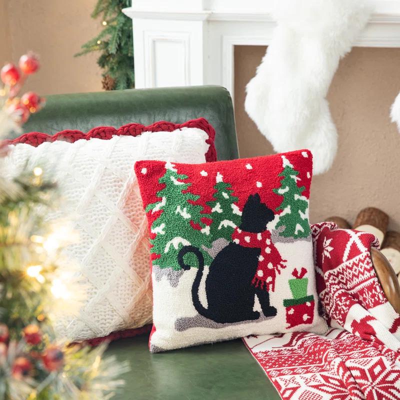 Glitzhome Throw Pillow