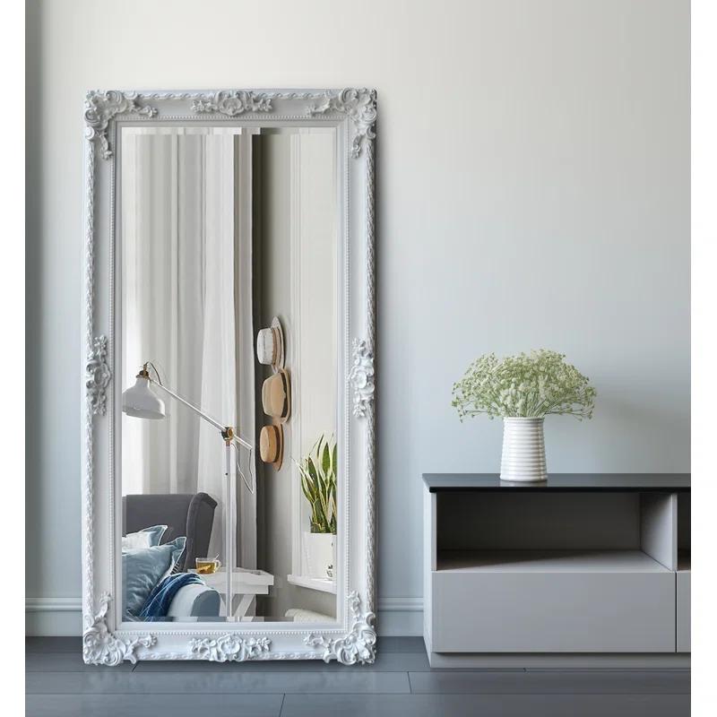 A&E Bath and Shower Metal Flat Floor Mirror