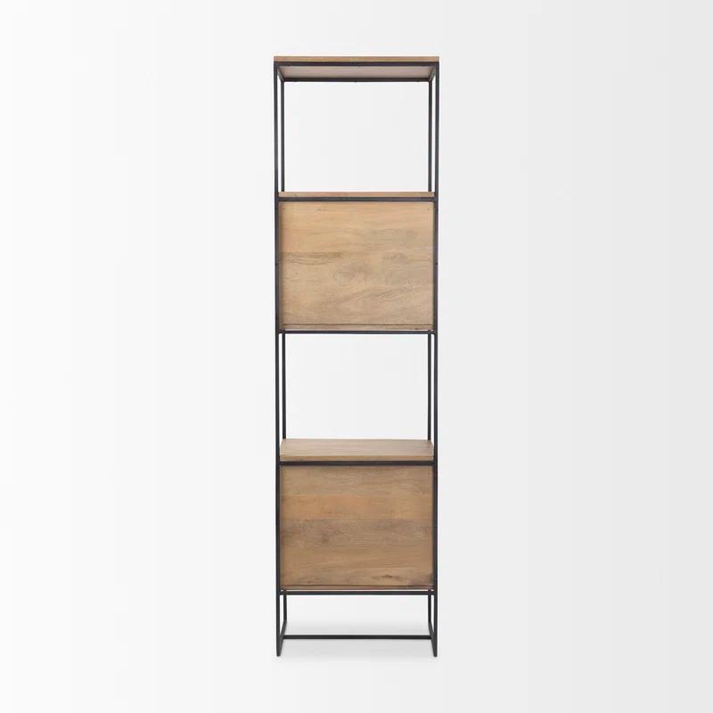 Sagan Narrow Etagere Bookcase