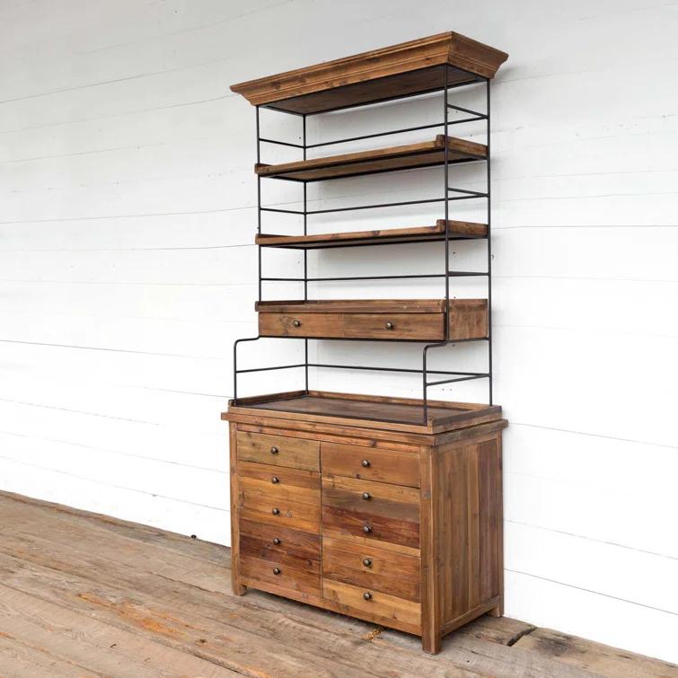 Park Hill Collection Old Pine Baker's Rack
