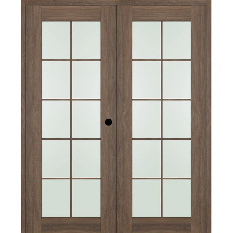 Belldinni Avon 10 Lite Solid + Manufactured Wood Paneled French Doors