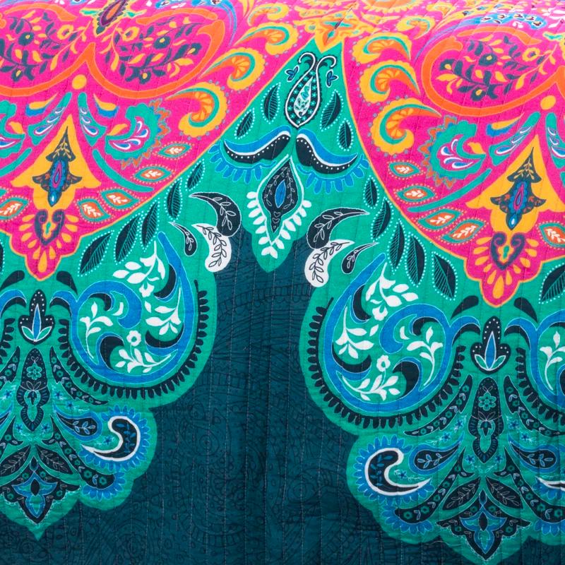 Lush Decor Galleria Cotton 320 TC Reversible Quilt Set