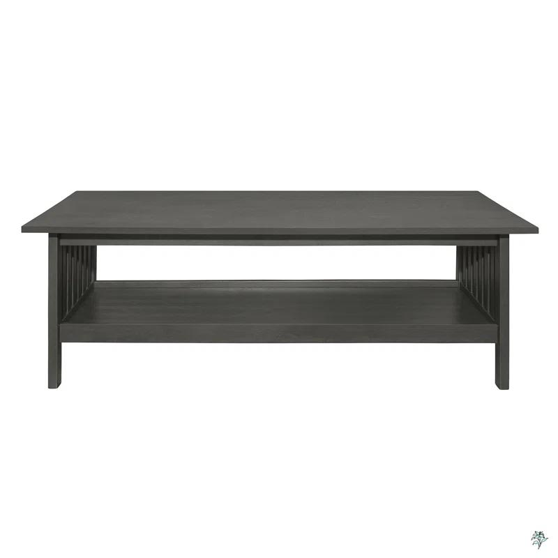 Red Barrel Studio® Classic Style Coffee Table And Two End Table Set Antique Gray Finish 3Pc Occasional Table Set Wooden Transitional Living Room Furniture (Set of 3)