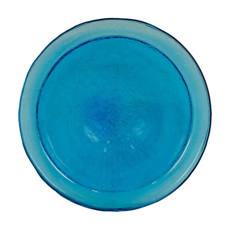 Union Rustic 12 Inch Crackle Birdbath with Rail Mount Bracket