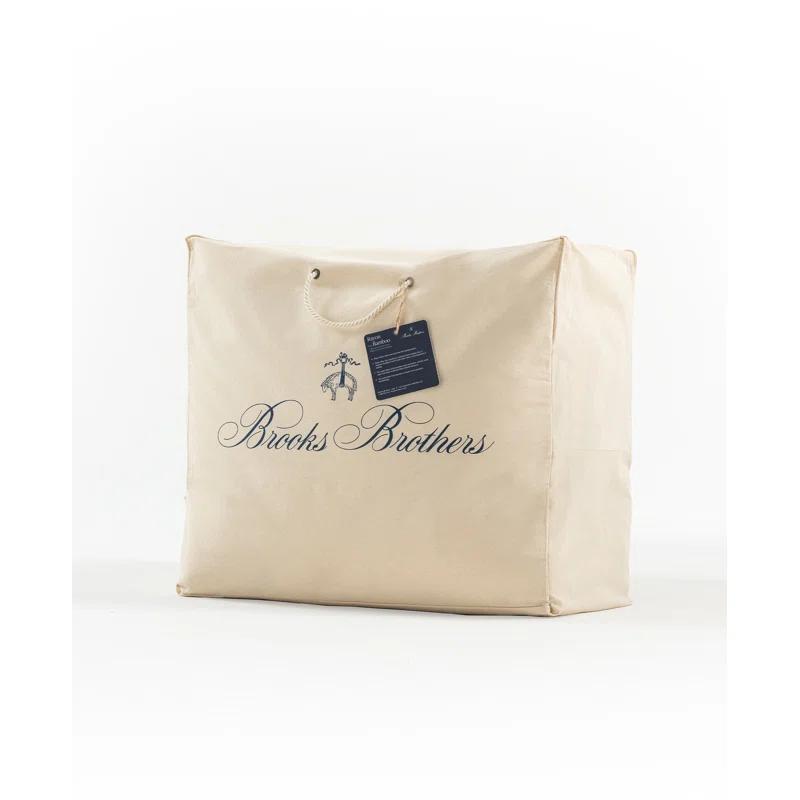 Brooks Brothers Fill Power All Season Tencel Down Alternative Comforter