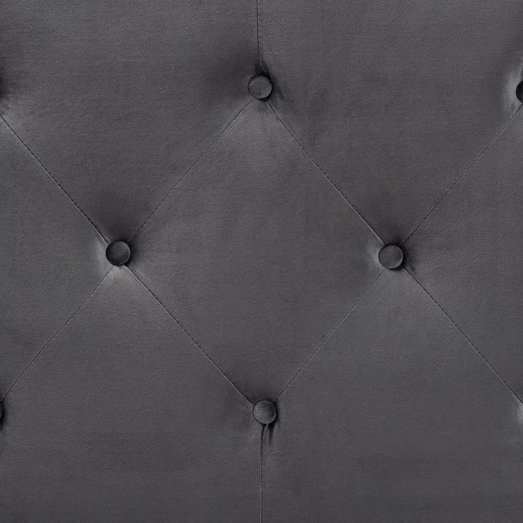 Corrigan Studio® Turek Velvet Upholstered Panel Headboard