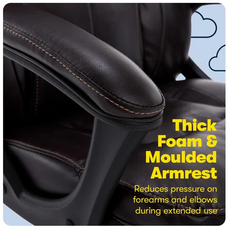 Serta Serta Mitchell Ergonomic Manager's Office Chair, Roasted Chestnut Brown