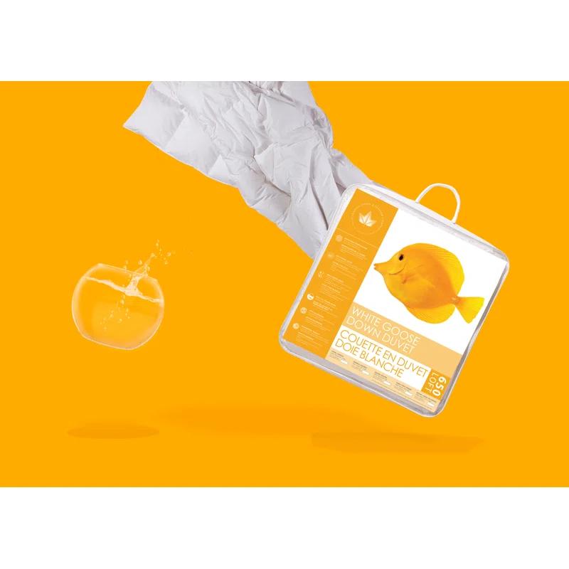 650 Fill Power White Goose Down Duvet - Summer Weight