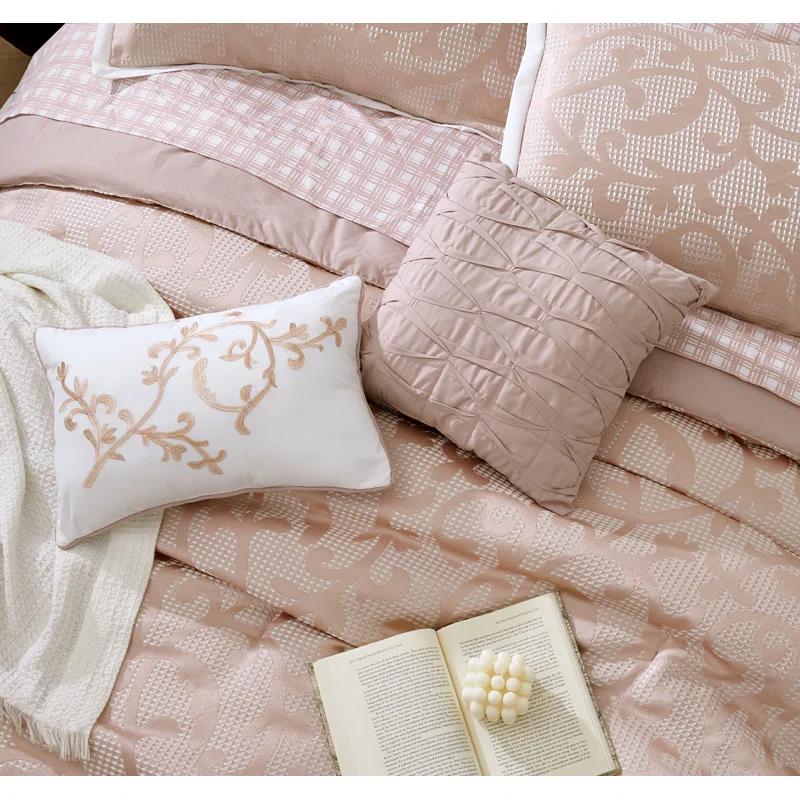 Nanshing America, Inc Janella 14 Piece Luxury Glam Comforter Set