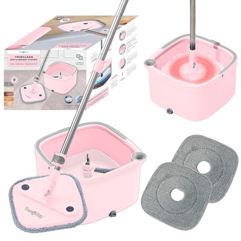 True & Tidy True & Tidy Trueclean Mop & Bucket System, Rose