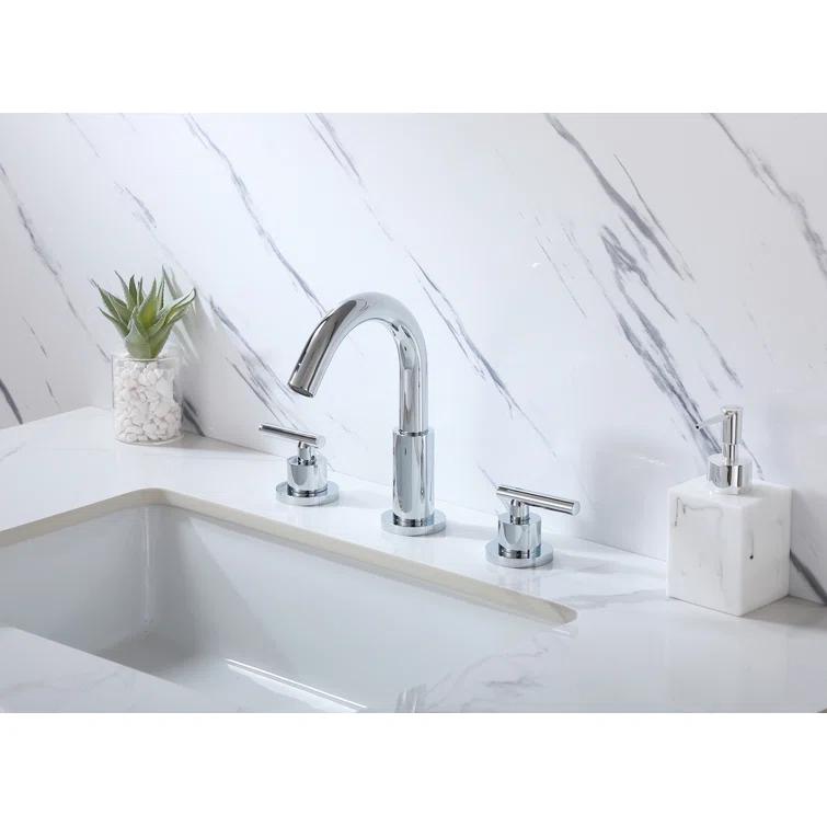 Elegant Home Living Leah Widespread 2-handle Bathroom Faucet FAV-1009MBK