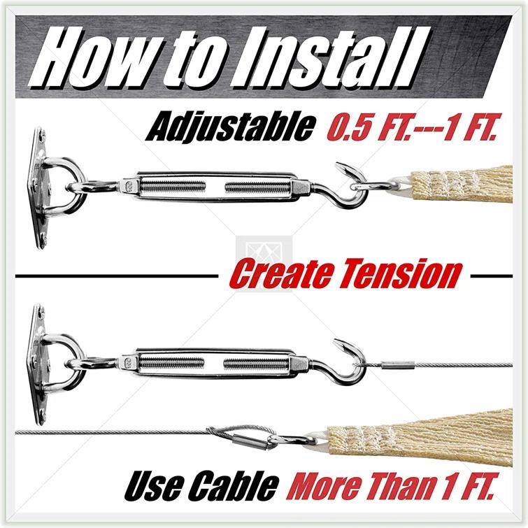ColourTree Colourtree Sun Shade Sail Rectangle Canopy Fabric Cloth Screen, Water Permeable & UV Block UPF50