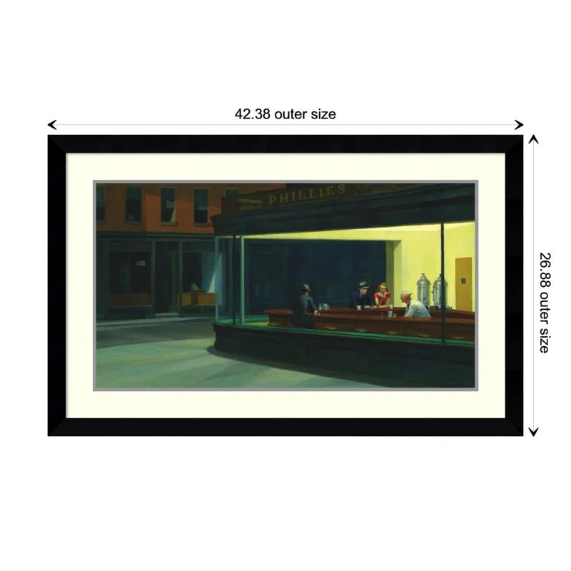 Vault W Artwork " Nighthawks, 1942 " by Edward Hopper