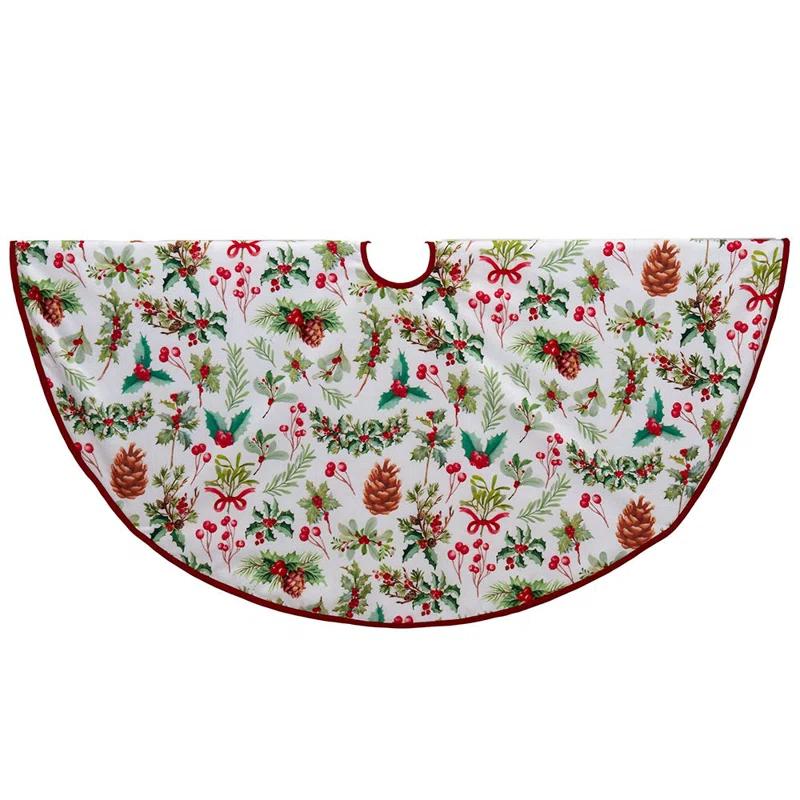 Kurt Adler Polyester Christmas Tree Skirt