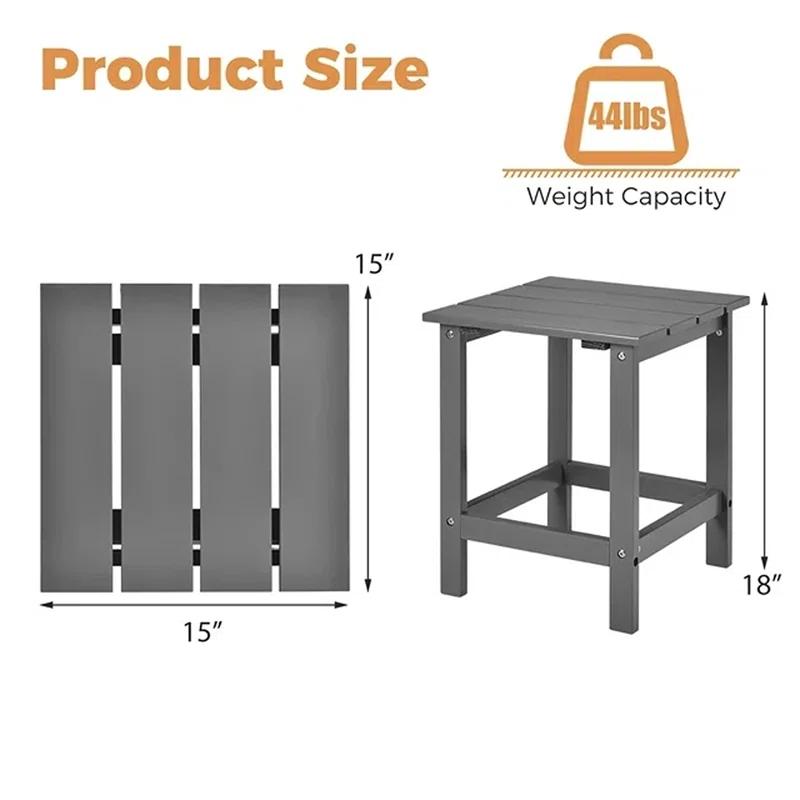 Costway Costway Solid Wood End Table