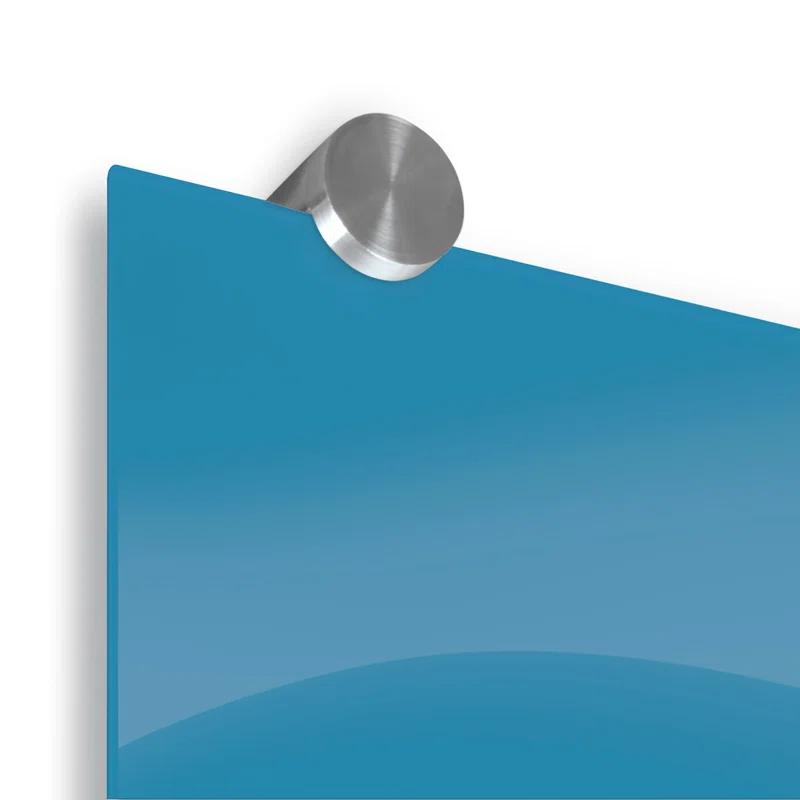 MooreCo Visionary Magnetic Wall Mounted Glass Dry Erase Board