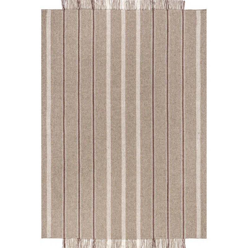 Frenshe Interiors x Rugs USA Frenshe Interiors x Rugs USA Toluca Striped Wool Area Rug