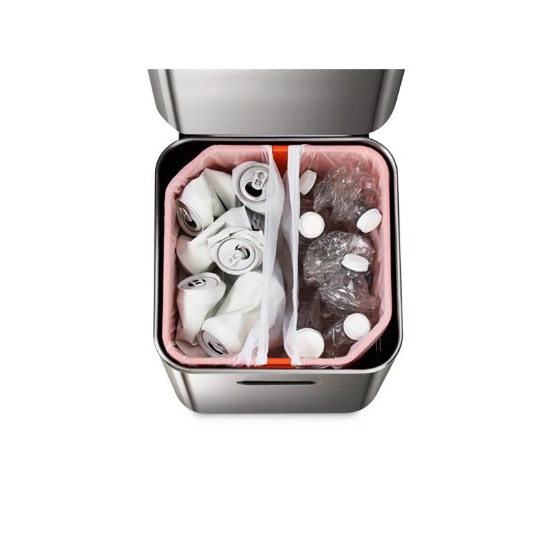 Joseph Joseph Totem Waste & Recycling Dual Kitchen Trash Can