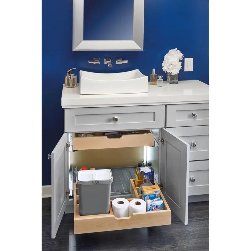 Rev-A-Shelf Rev-A-Shelf Wood Vanity Sink Cabinet Pull Out Organizer