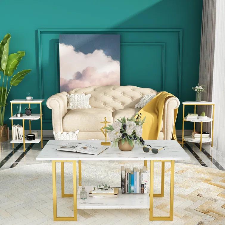 Latitude Run® 3 - Piece Living Room Table Set