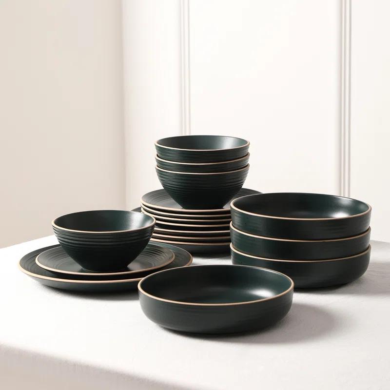 Stone Lain Lauren 16-Piece Dinnerware Set Stoneware