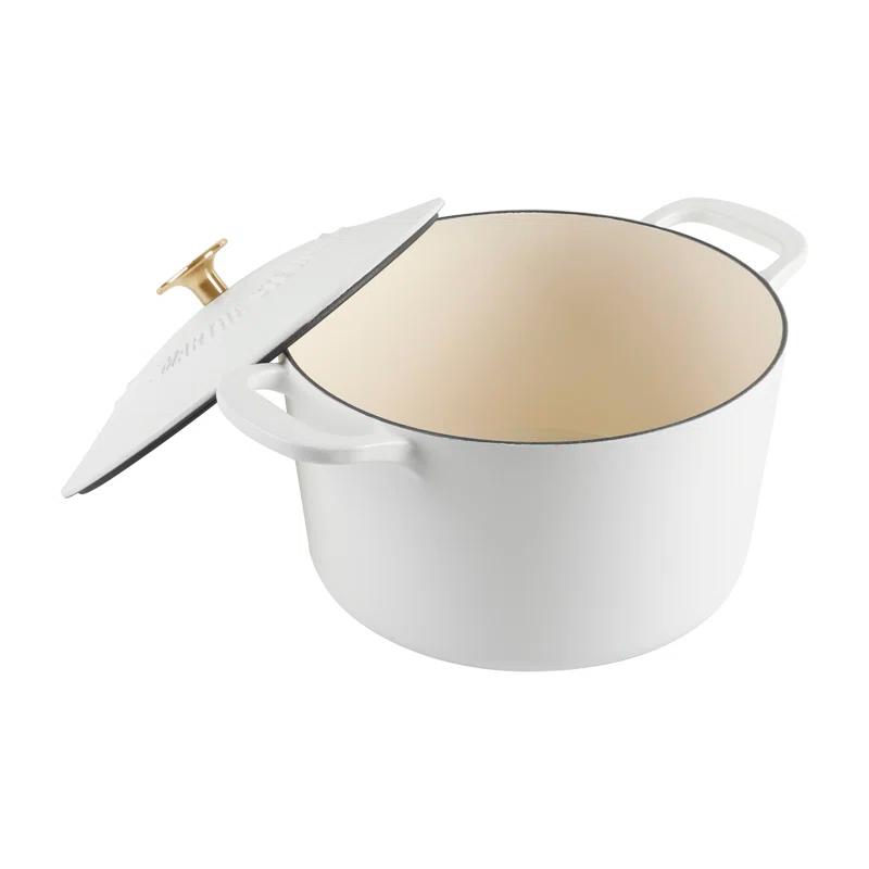 Martha Stewart Martha Stewart Gatwick 7 qt. Cast Iron Round Dutch Oven with Lid