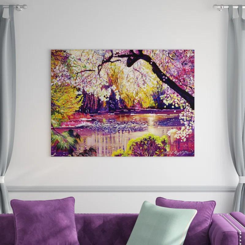 House of Hampton® " Central Park Spring Pond " by David Lloyd Glover