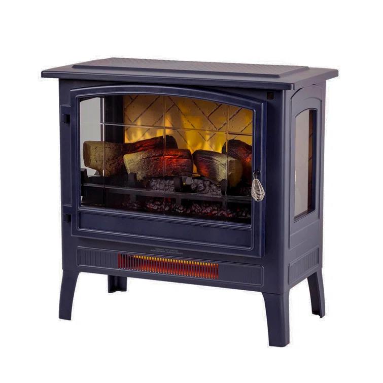 Country Living Smart Infrared Electric Fireplace Stove Heater, Alexa and Google Home Compatible