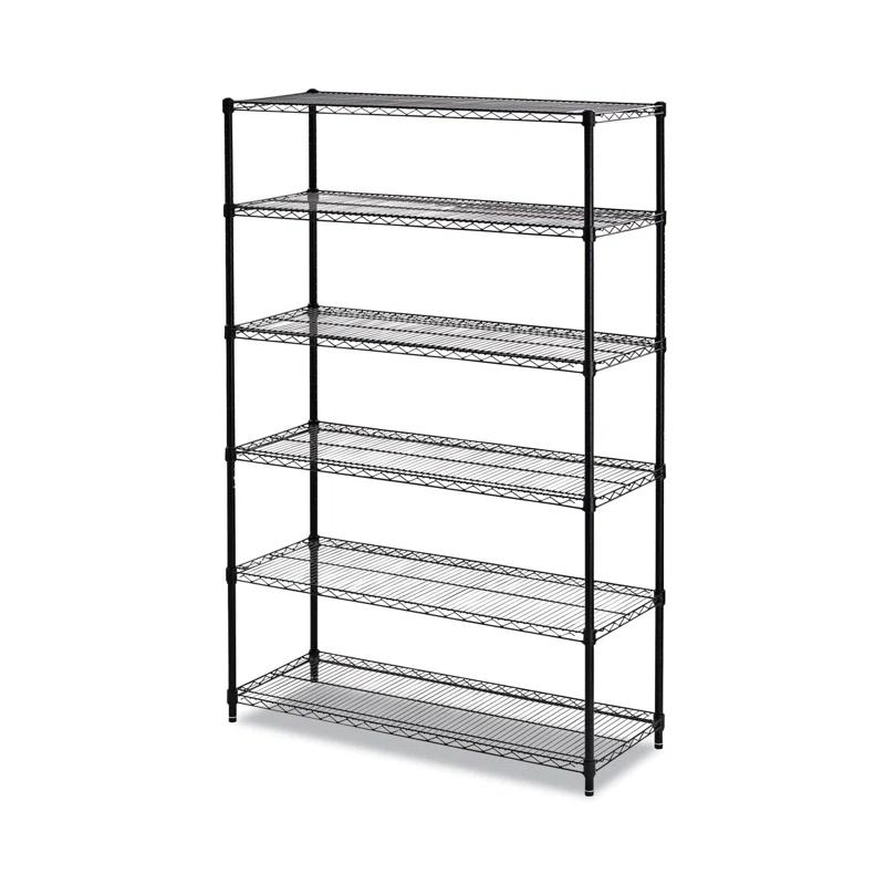 17 Stories Joan 72" H x 48" W x 18" D Commercial Wire Shelving