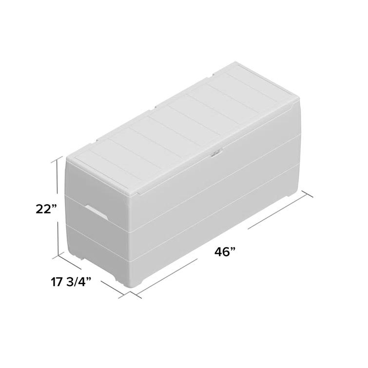 Duramax Building Products Duramax Building Products 71 Gallon Water Resistant Plastic Lockable Deck Box