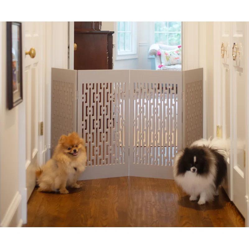Tucker Murphy Pet™ Delgado Wood Free Standing Pet Gate