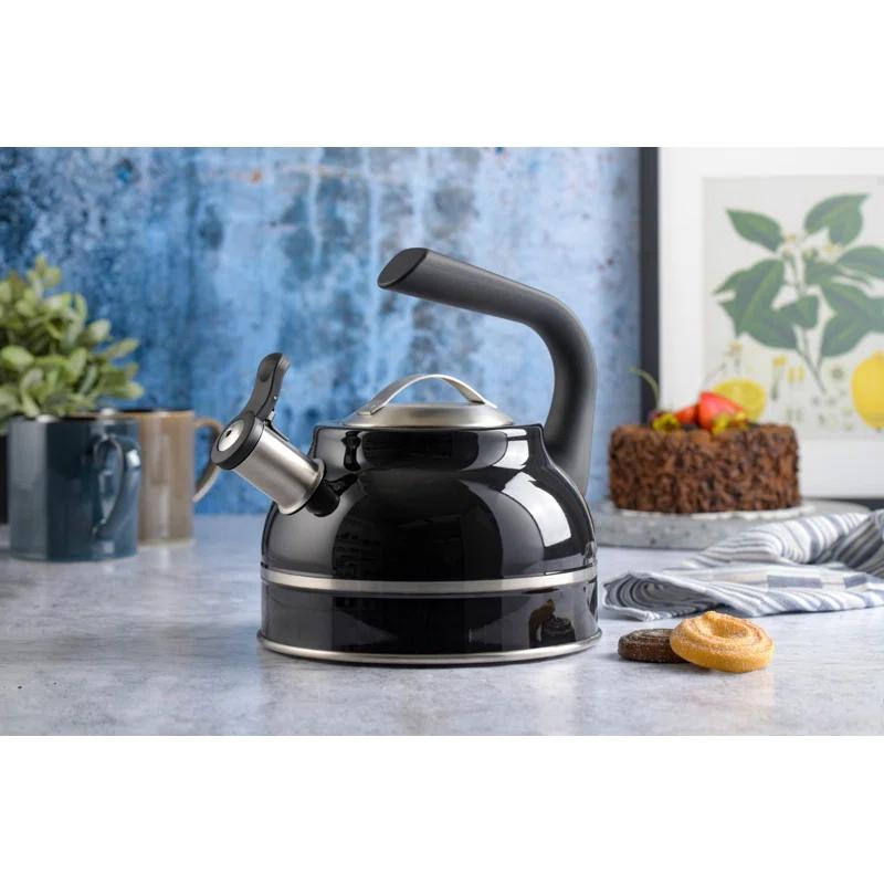 Kenmore Elite Kenmore Elite Costner 2.3 Quarts Stainless Steel (18/8) Whistling Stovetop Tea Kettle